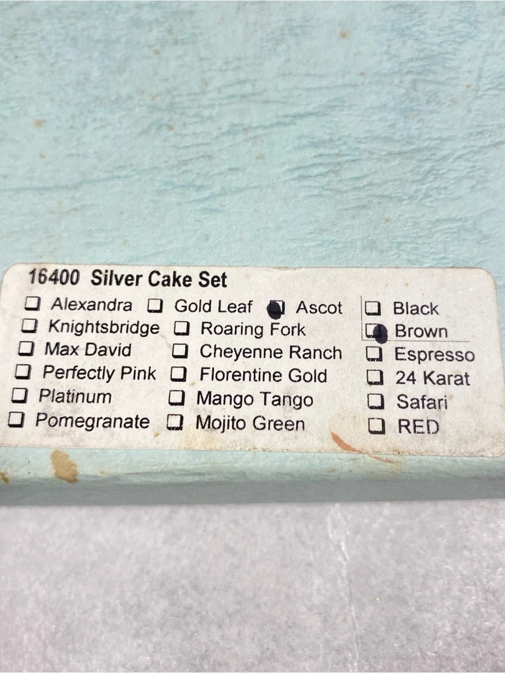 Julia Knight vintage cake